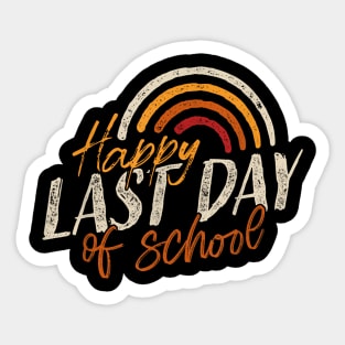 Last Day of School for Teacher Kids Student Graduation Sticker